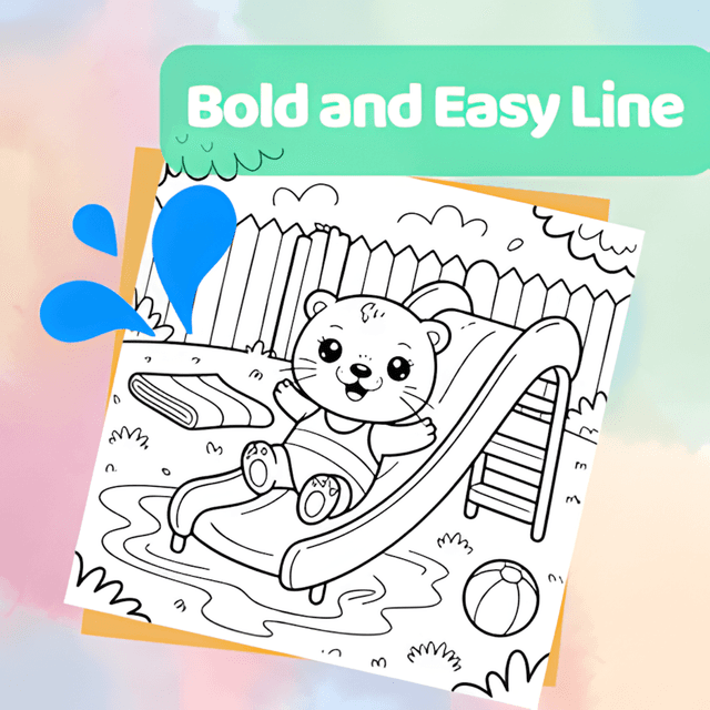 My Cozy Summer Days - At Water Park interior page 5