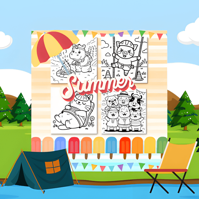 My Cozy Summer Days - Outdoor Adventure Time interior page 6