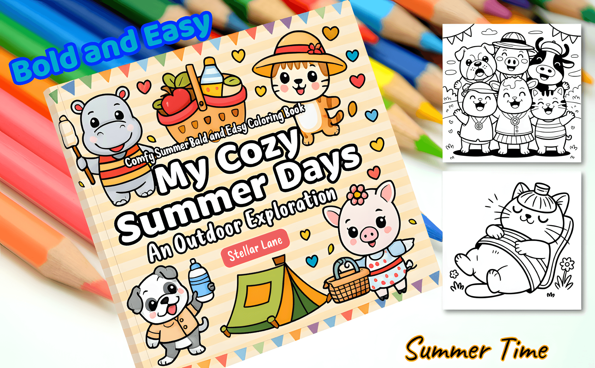 My Cozy Summer Days - Outdoor Adventure Time - Module 2 Mockup