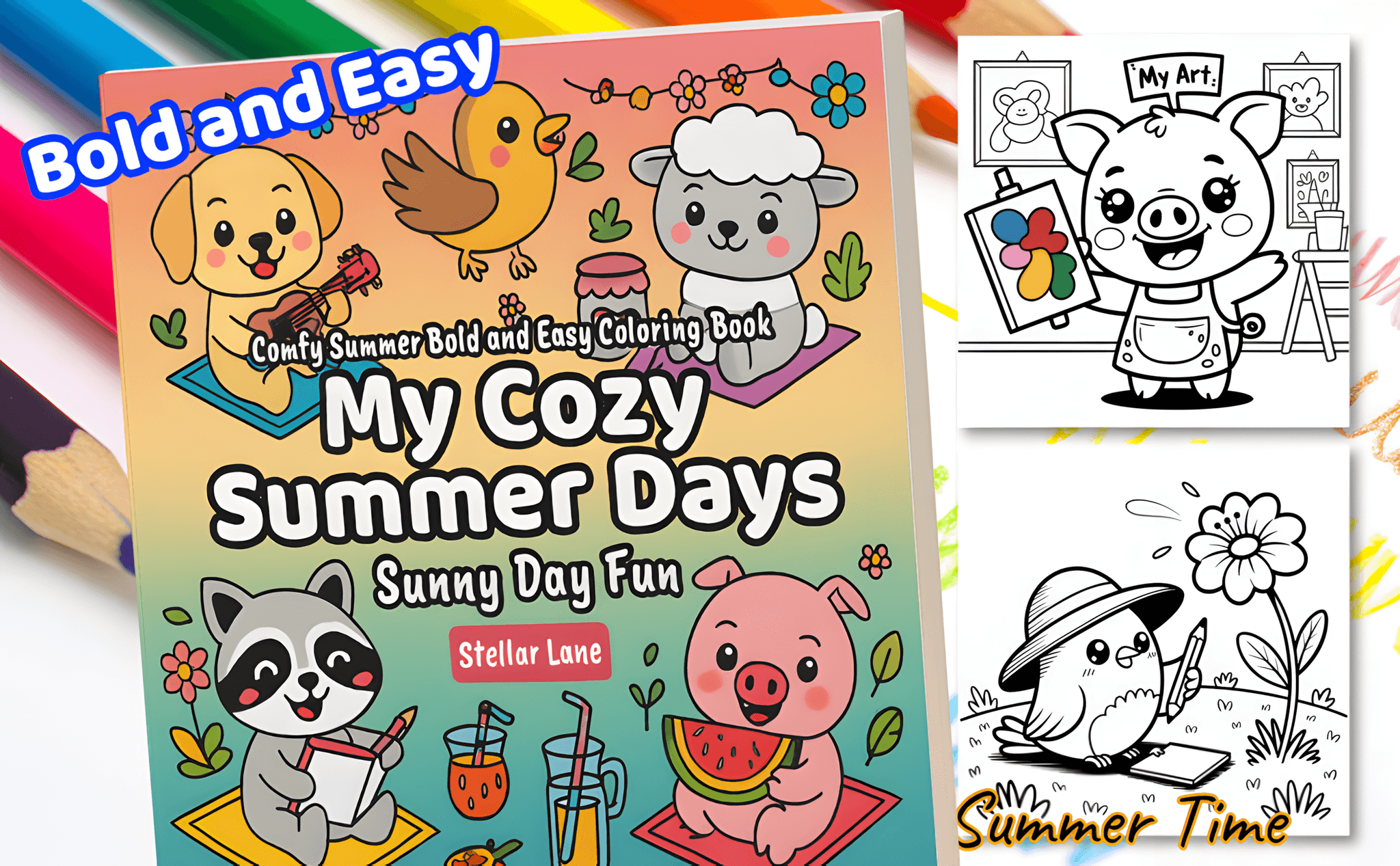 My Cozy Summer Days - Sunny Day Fun - Module 2 Mockup
