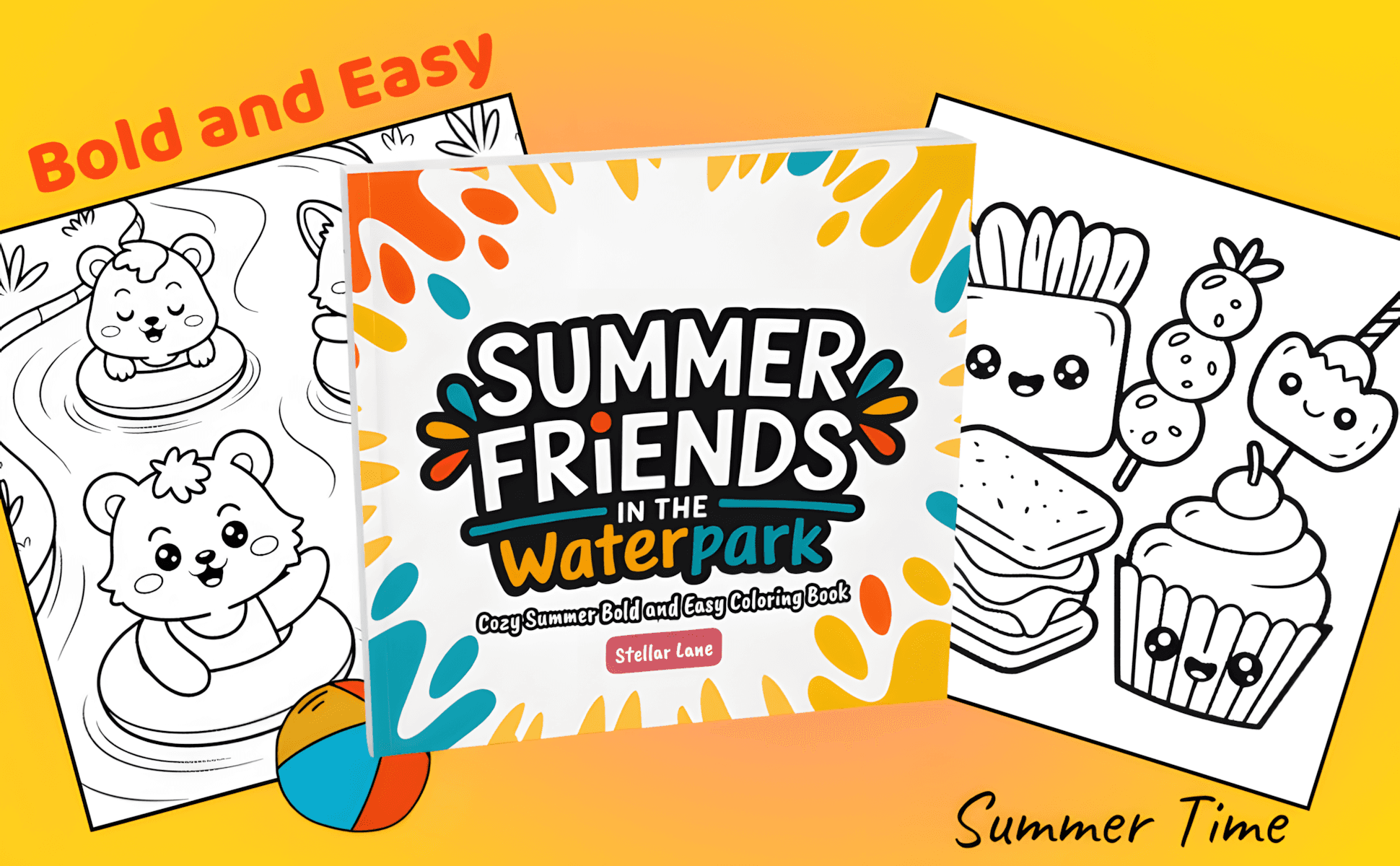 Summer Friends - Fun in the waterpark - Module 2 Mockup