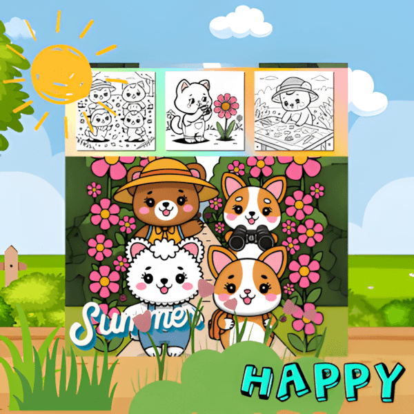 Summer Friends - Let's Explore Nature! interior page 6