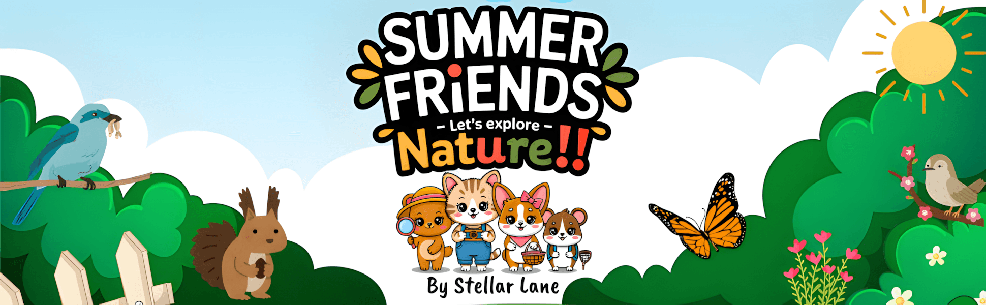 Summer Friends - Let's Explore Nature! - Module 1 Banner