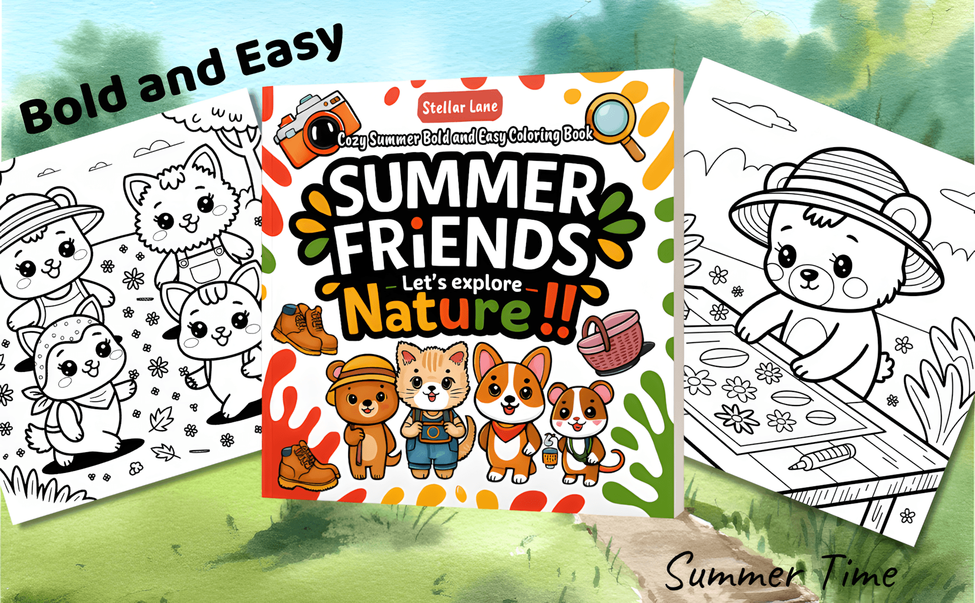 Summer Friends - Let's Explore Nature! - Module 2 Mockup