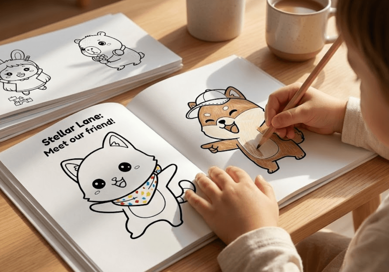 Child coloring - The Tools