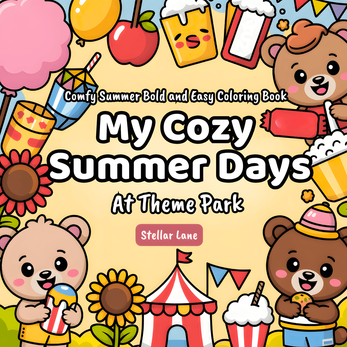 My Cozy Summer Days - At Theme Park Cover