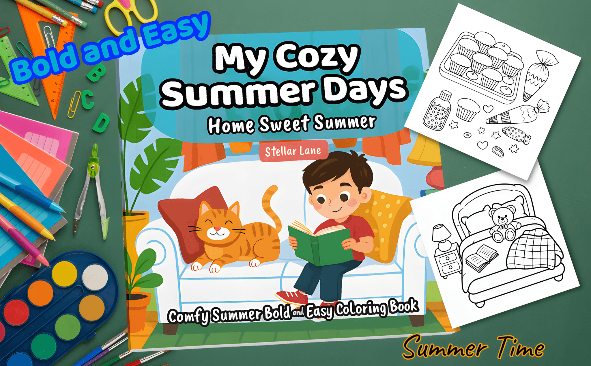 My Cozy Summer Days: Home Sweet Summer - Module 2 Mockup