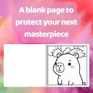 Kawaii Capybara Coloring Book The Case of the Missing Pillow interior page 3